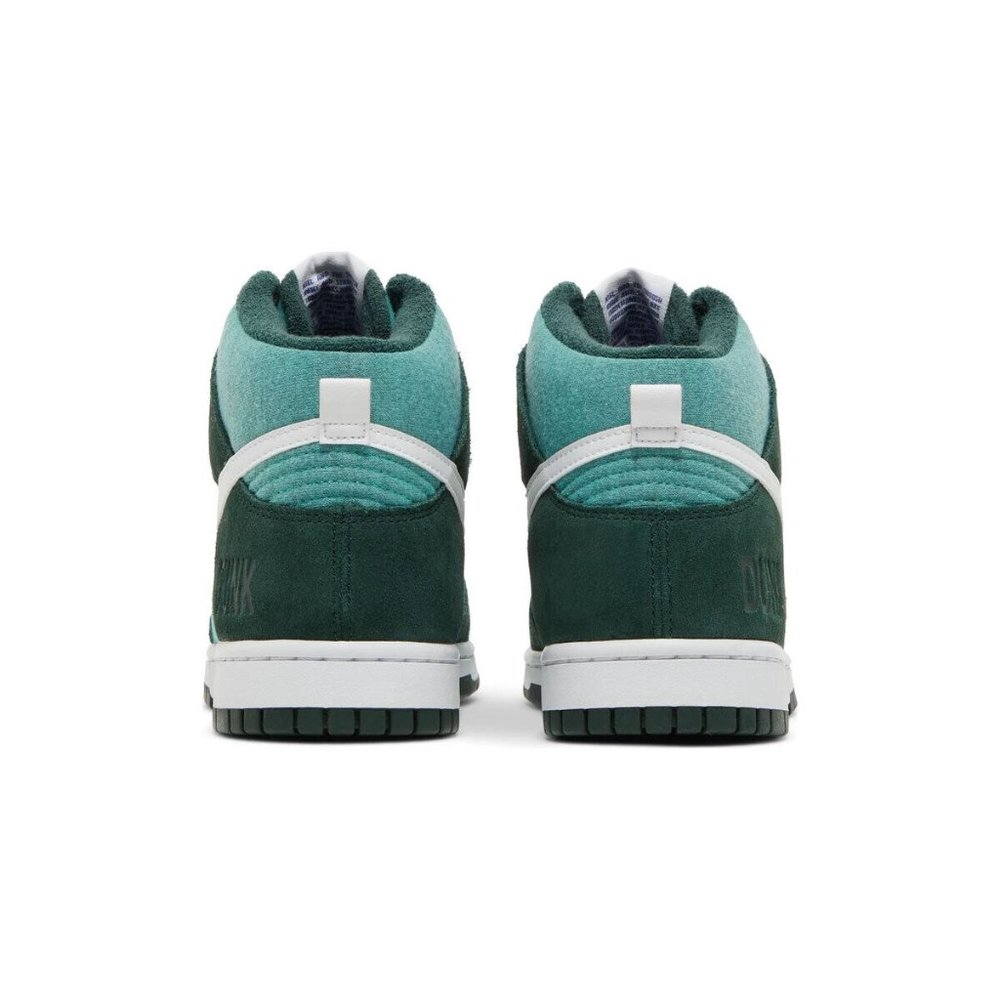 Nike Dunk High Retro SE Athletic Club Mens Shoes Green DJ6152-300 NEW Size 10.5 - Picture 5 of 7